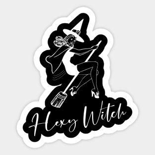 Hexy Witch Funny Witchcraft Pagan Wiccan Humor Sticker